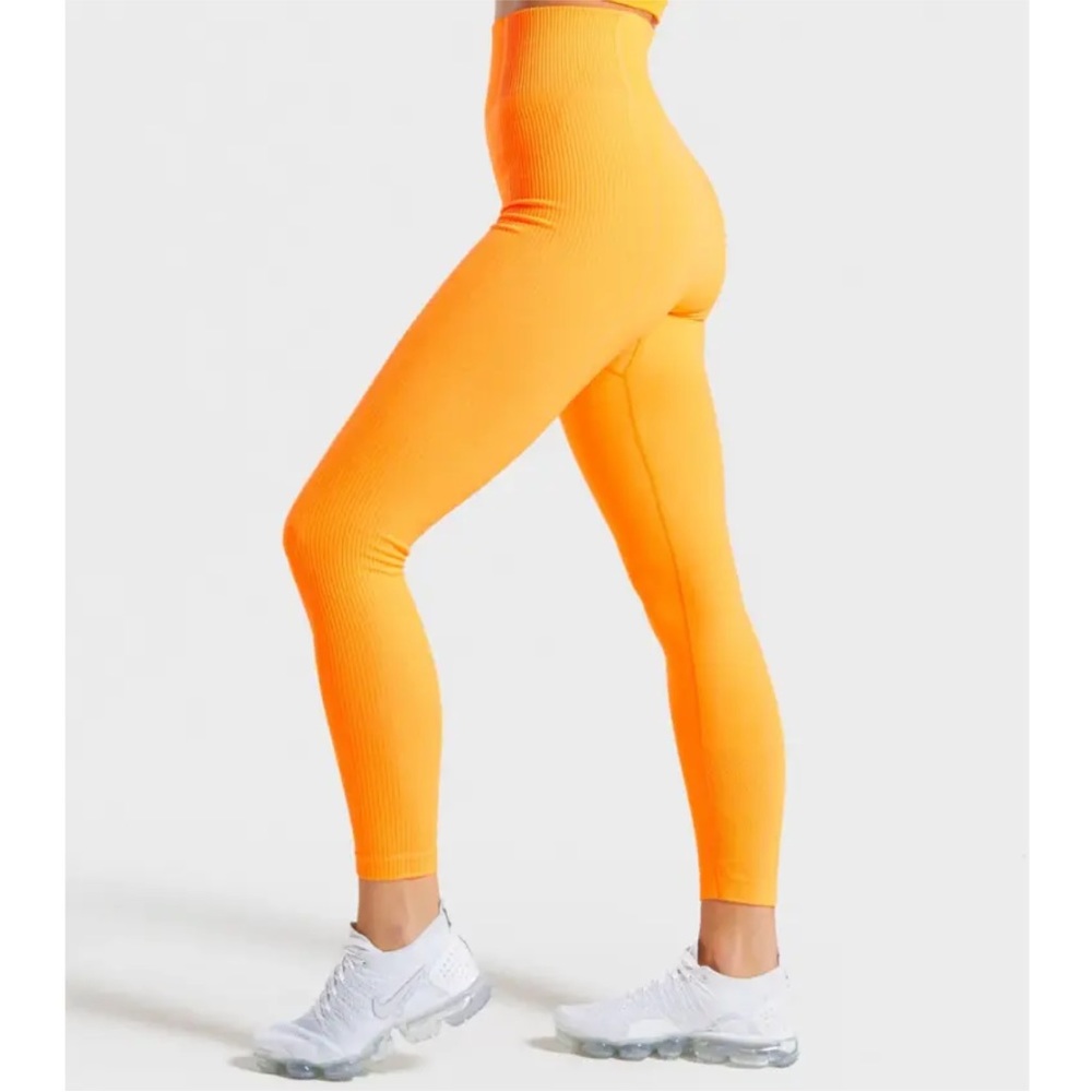 Gymshark ultra seamless leggings orange
